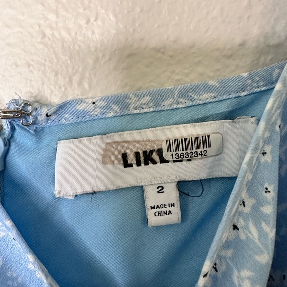 Light Blue Ruffle Dress - Picture 5 of 5